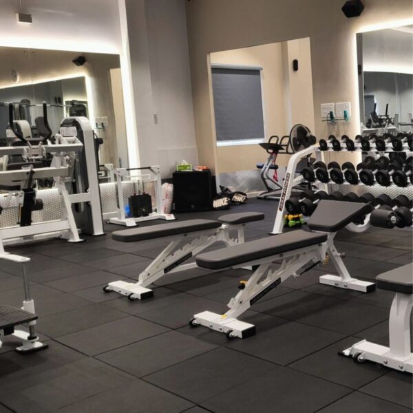 Gym Rubber Flooring Tiles 15mm - Image 3
